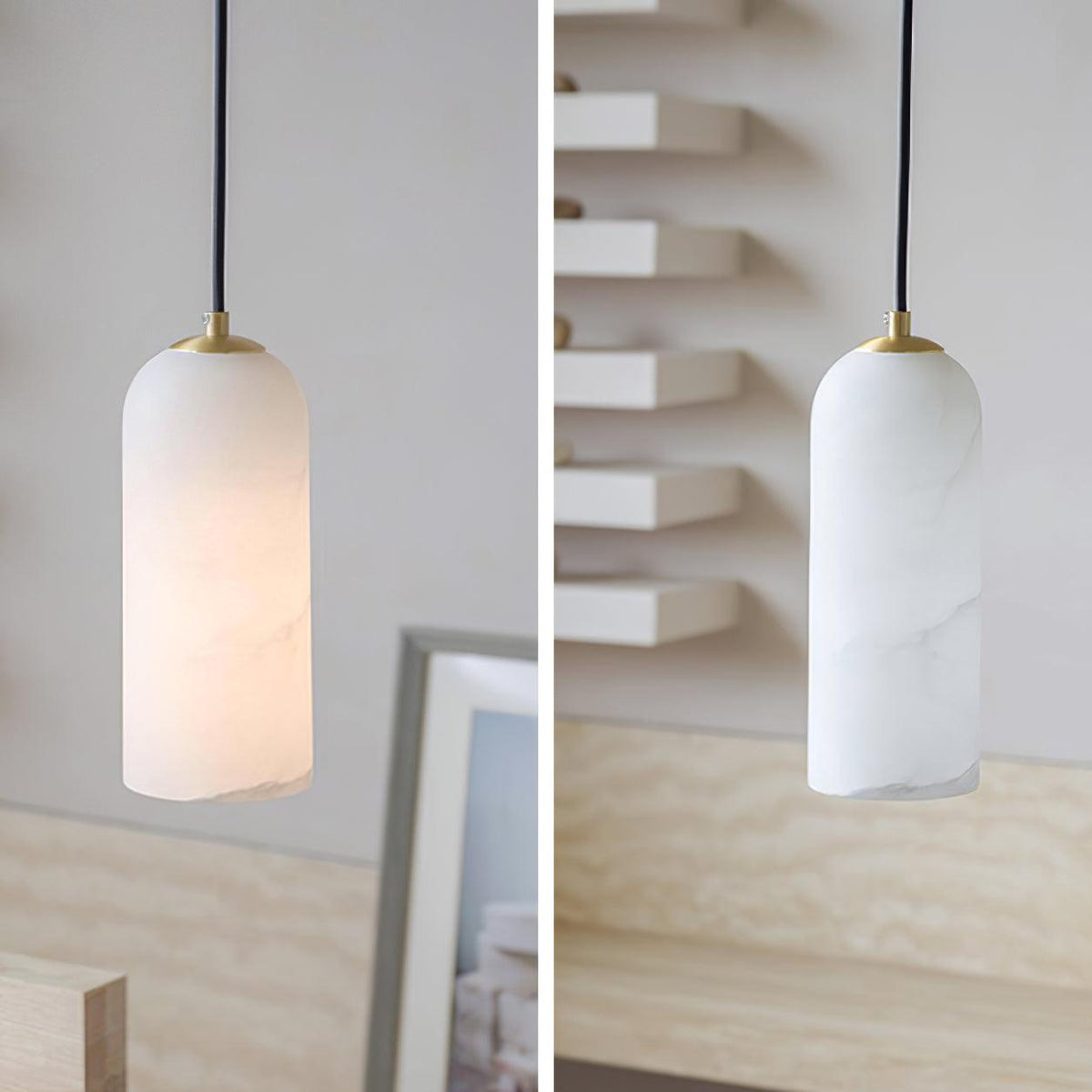Monty  Alabaster Pendant Lamp