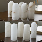 Monty Alabaster Plug-in Wall Lamp