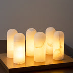 Monty Alabaster Plug-in Wall Lamp