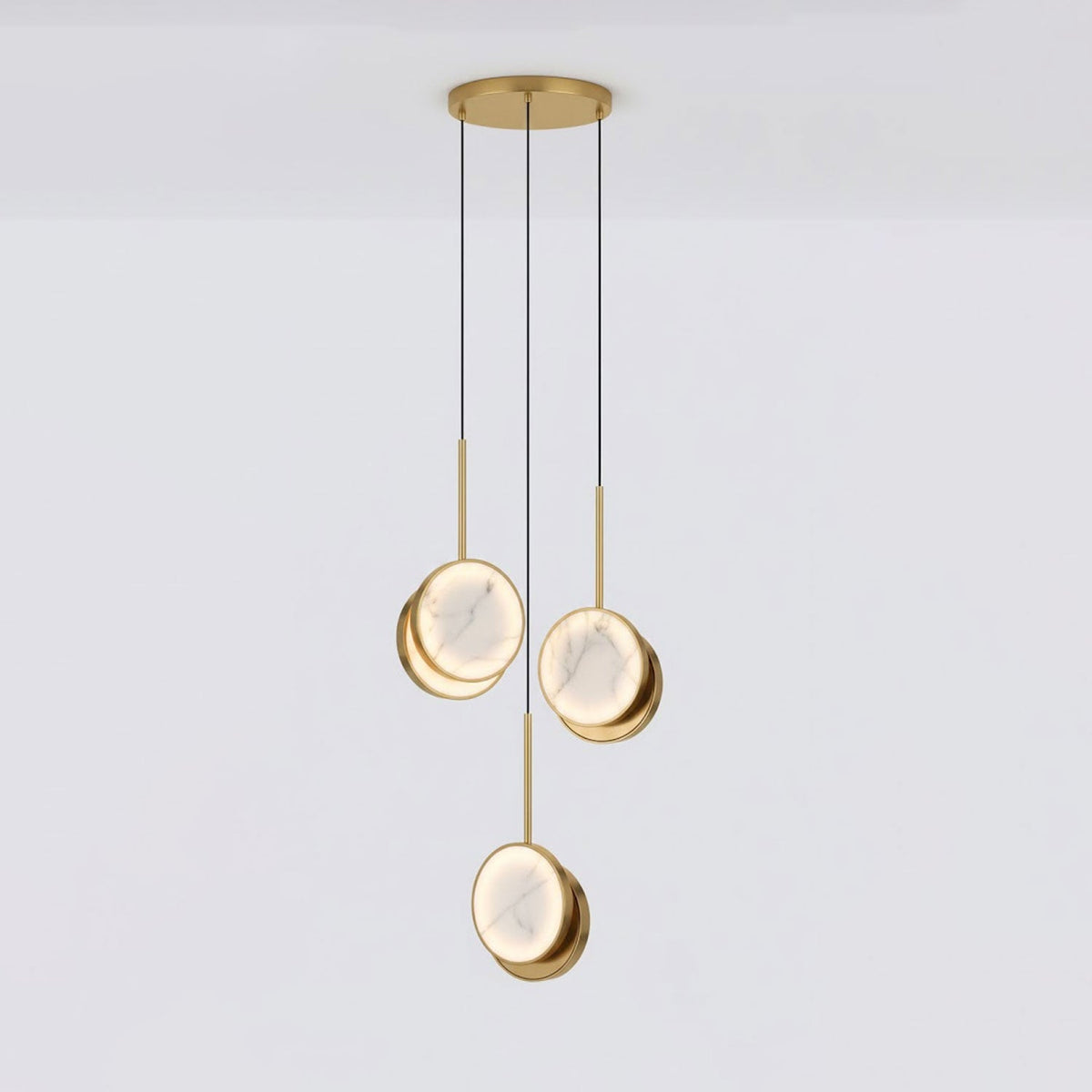 Moonshade Alabaster Pendant Light
