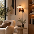 Mushroom Wood Wall Lamp