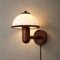 Mushroom Wood Wall Lamp