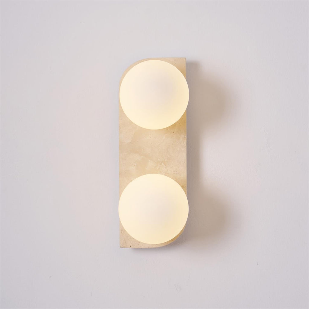 Elysian Travertine Wall Light
