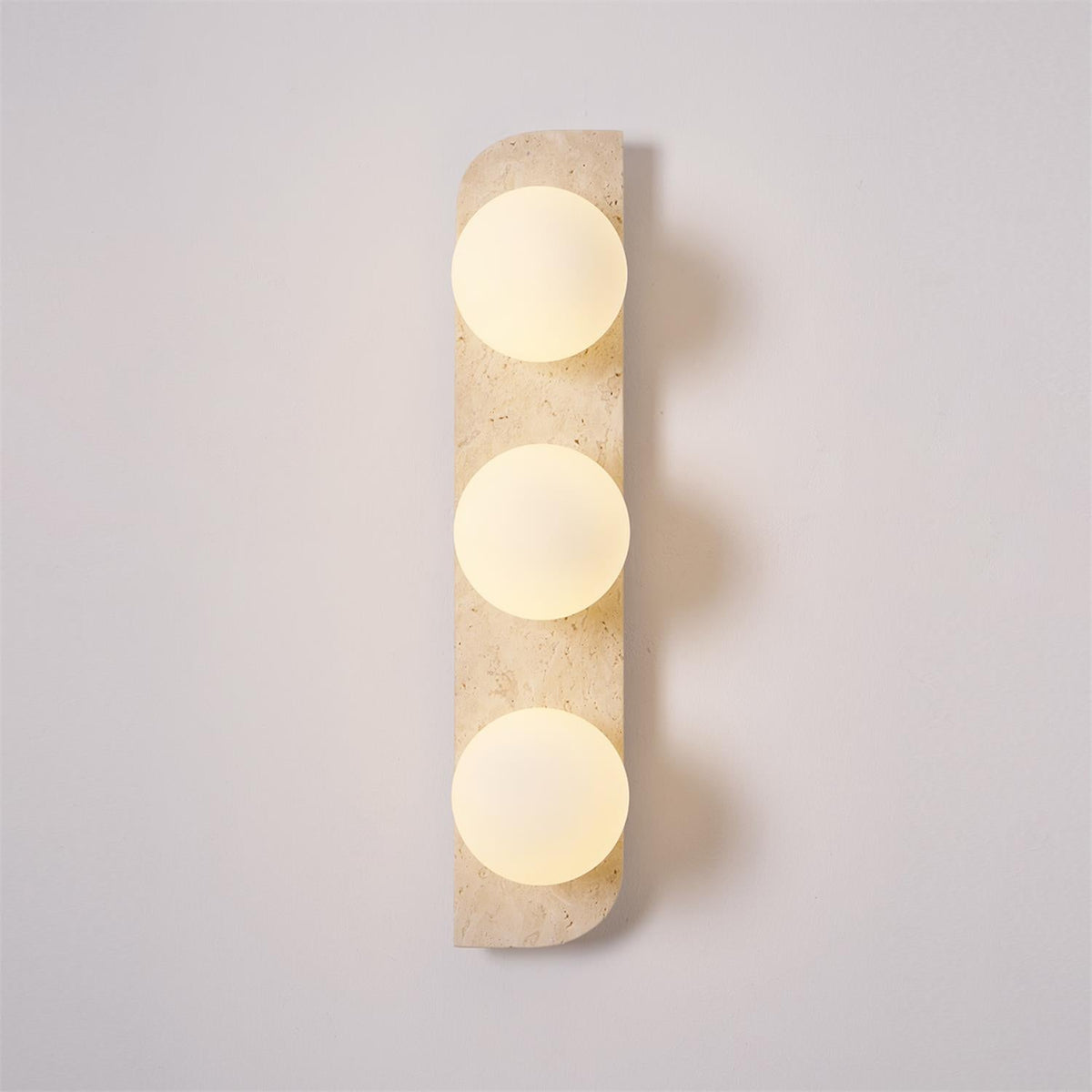 Elysian Travertine Plug-in Wall Light