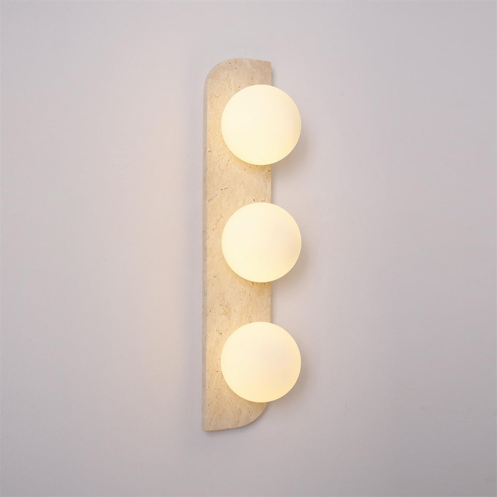 Elysian Travertine Wall Light