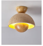 Nerio Travertine Ceiling Light
