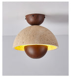Nerio Travertine Ceiling Light