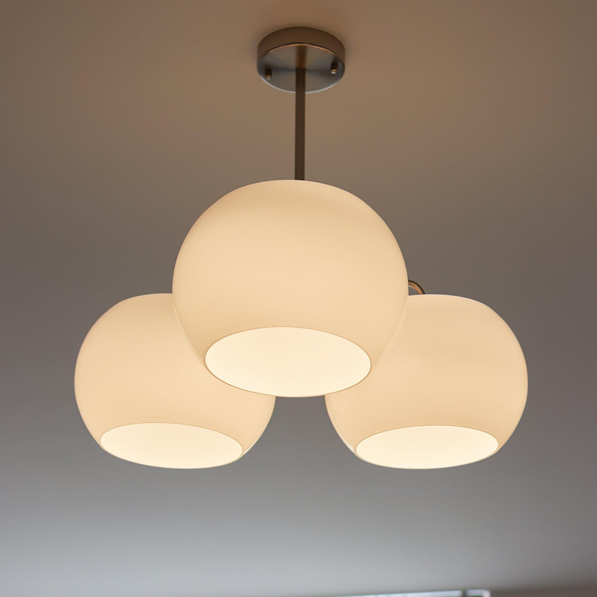 Nickel Persimmon Chandelier