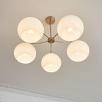 Nickel Persimmon Chandelier