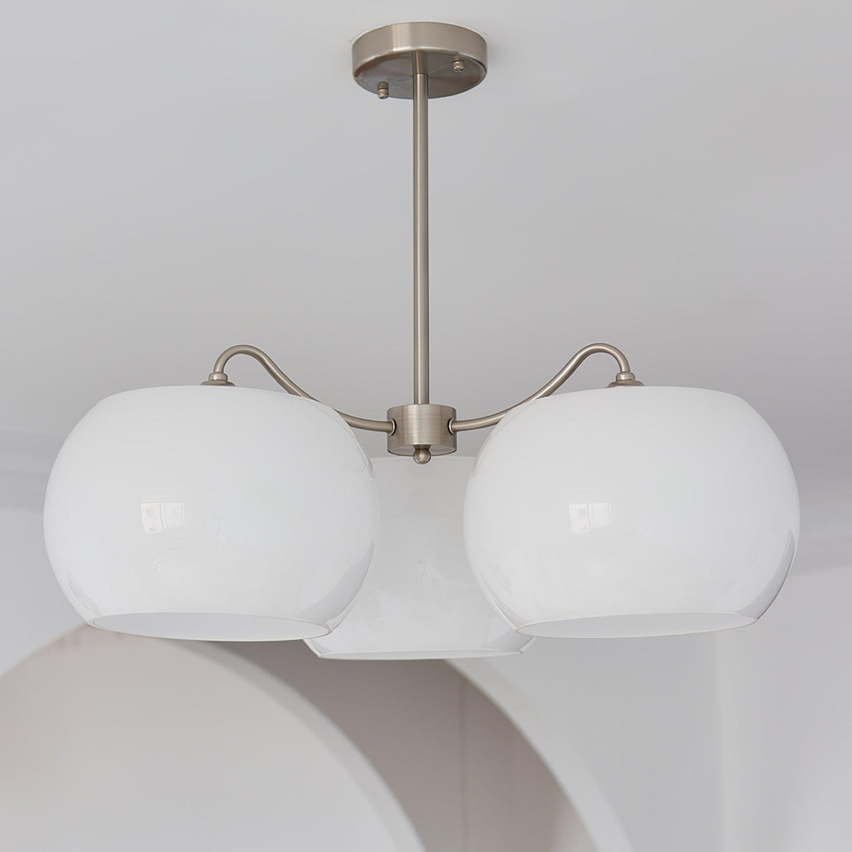 Nickel Persimmon Chandelier