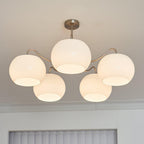 Nickel Persimmon Chandelier