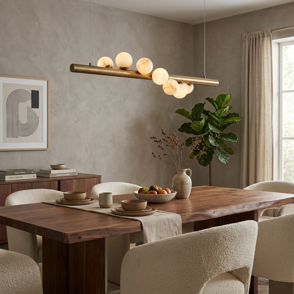 Nimbus Alabaster Bar Pendant Lamp