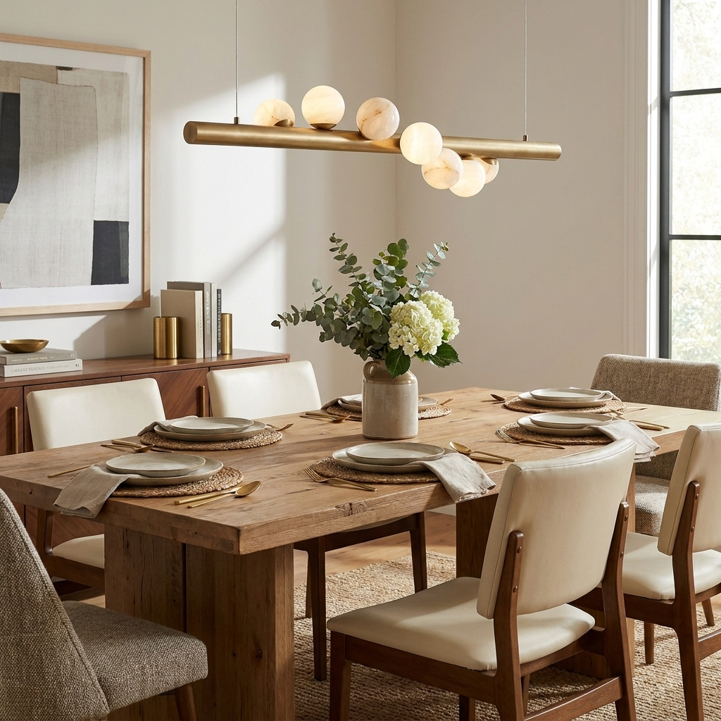 Nimbus Alabaster Bar Pendant Lamp