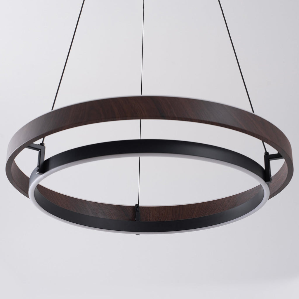 Wood Halo Pendant Lamp