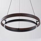 Wood Halo Pendant Lamp