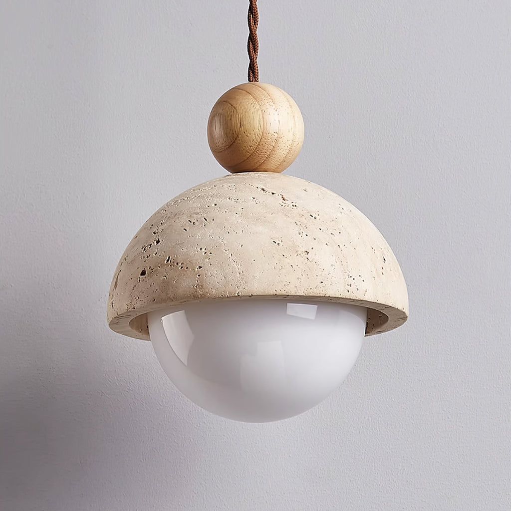 Niva Travertine Pendant Light