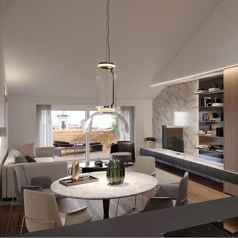 Cylindrical Glass Pendant Light Pendant light