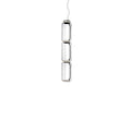 Cylindrical Glass Pendant Light ∅ 7.1″ x H 39.4″ / Dia 18cm x H 96cm / Warm Light Pendant light