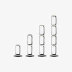 Bamboo Glass Floor Lamp Floor lamp