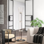 Bamboo Glass Floor Lamp Floor lamp