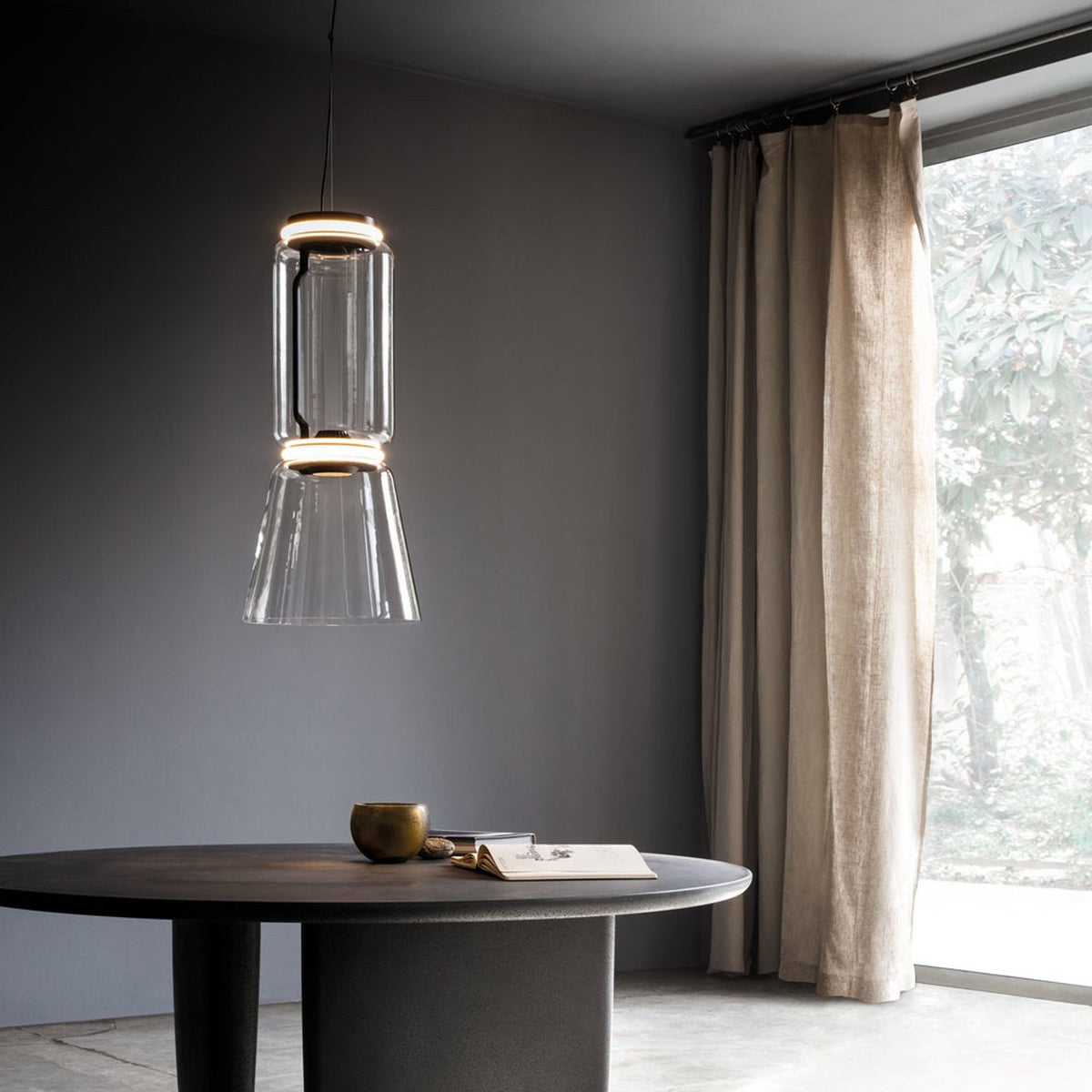 Cylindrical Glass Pendant Light Pendant light