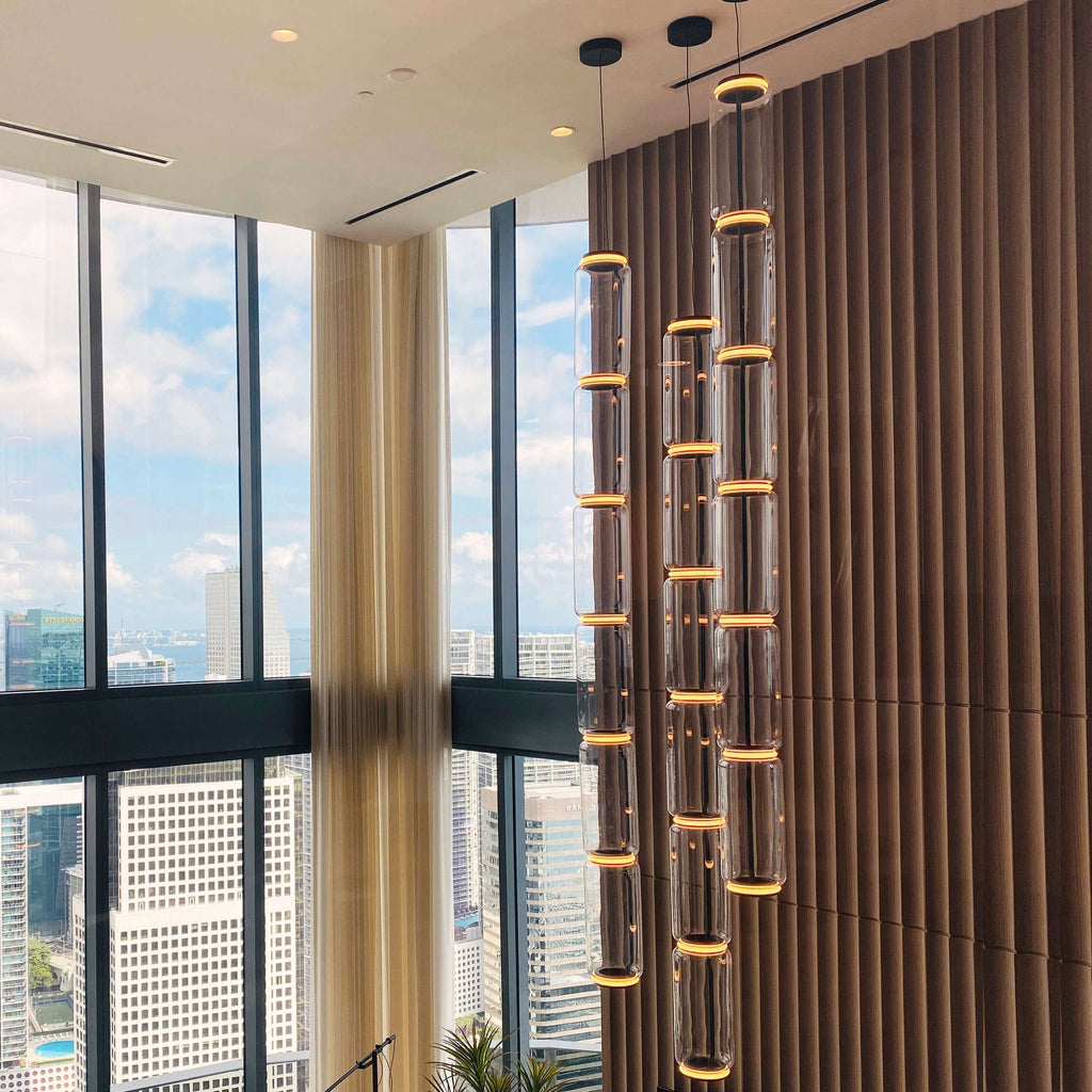 Cylindrical Glass Pendant Light Pendant light