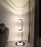 Bamboo Glass Floor Lamp Floor lamp