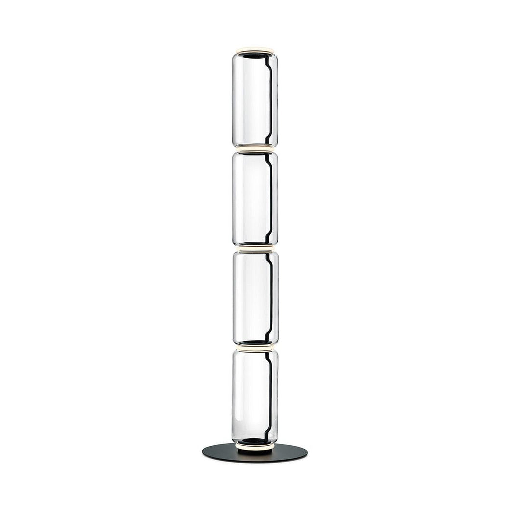 Bamboo Glass Floor Lamp Floor lamp