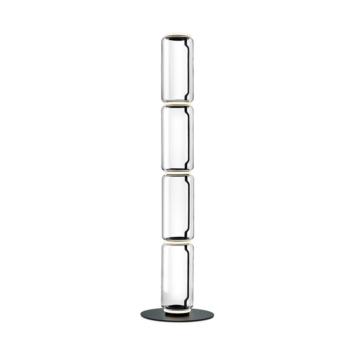 Bamboo Glass Floor Lamp Floor lamp