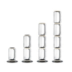 Bamboo Glass Floor Lamp Floor lamp