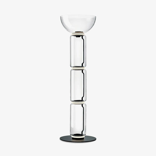 Bamboo Glass Floor Lamp Floor lamp