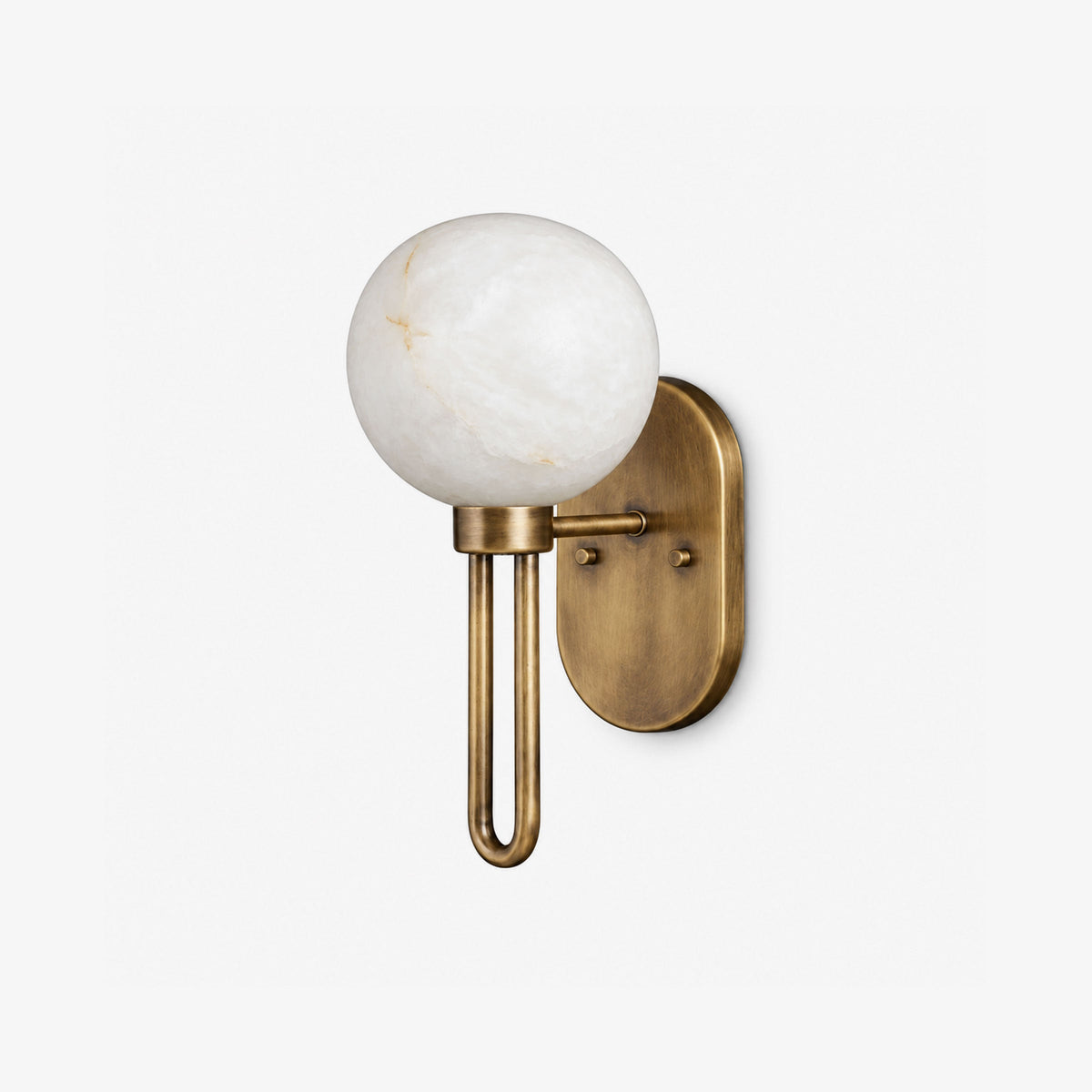 Noctelle Alabaster Globe Wall Sconce