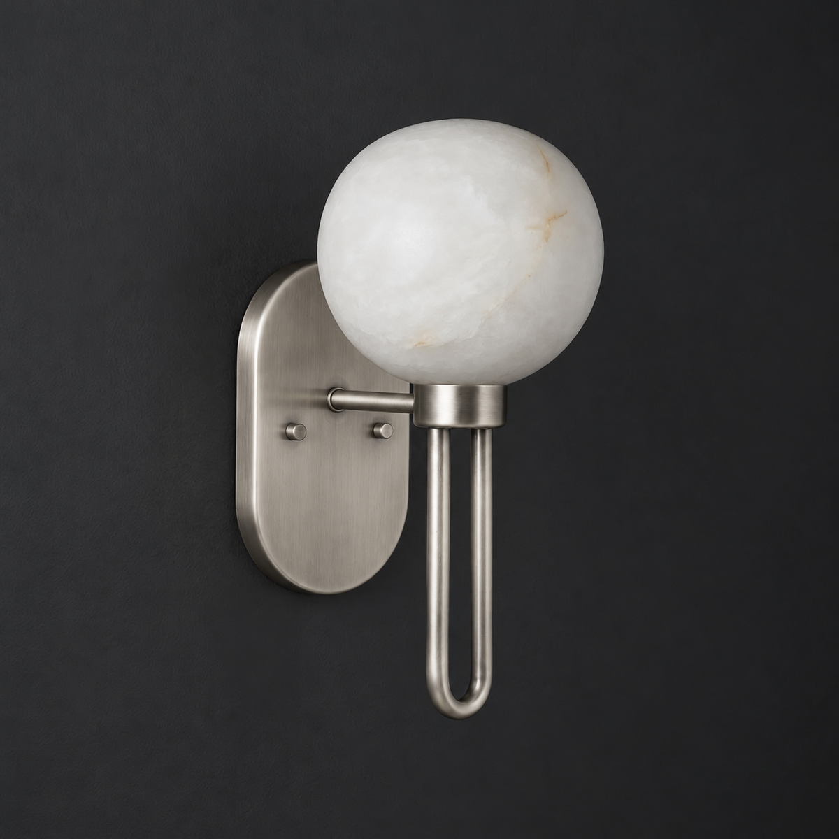 Noctelle Alabaster Globe Wall Sconce