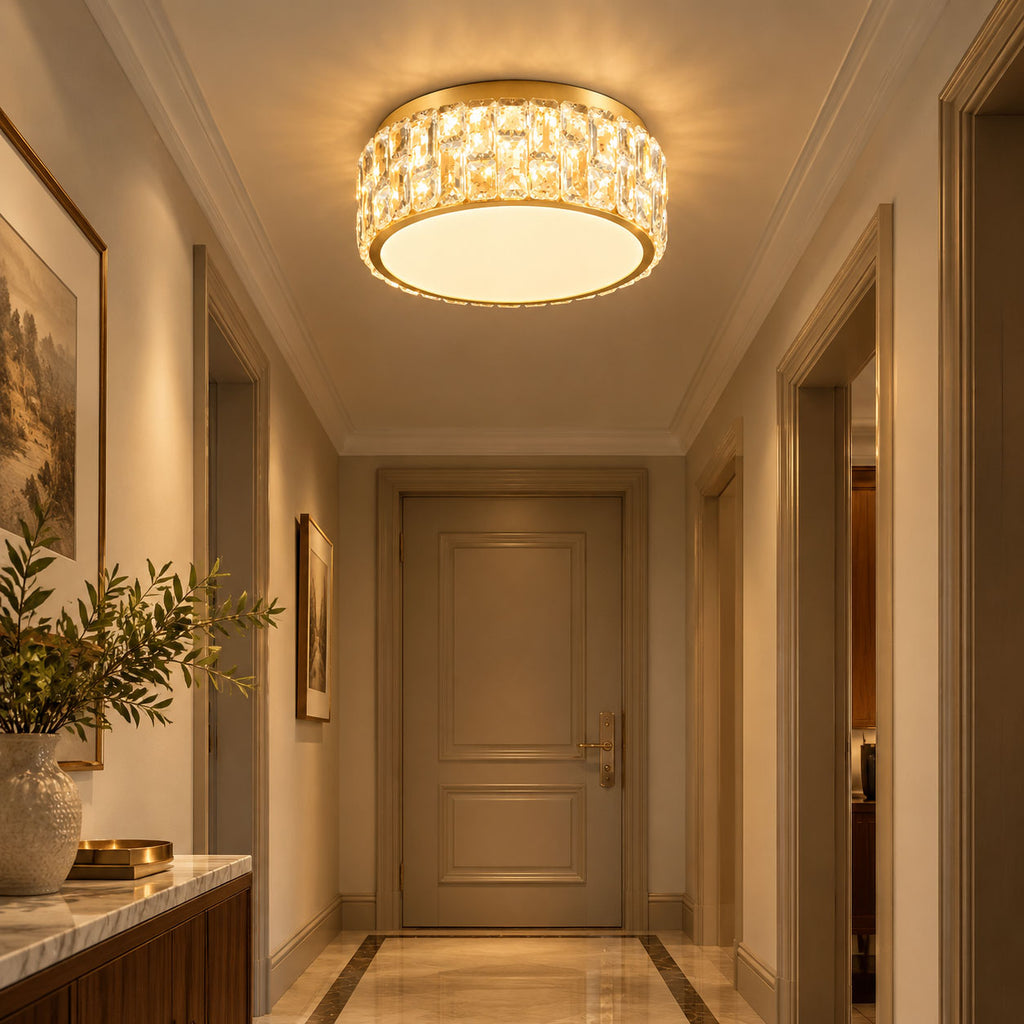 Noctis Crystal Ceiling Lamp