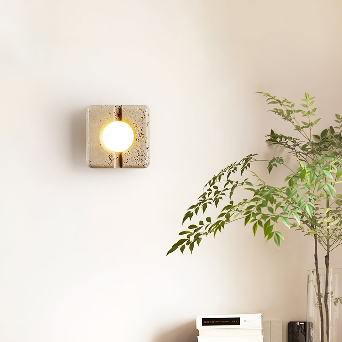 Nora Travertine Wall Light