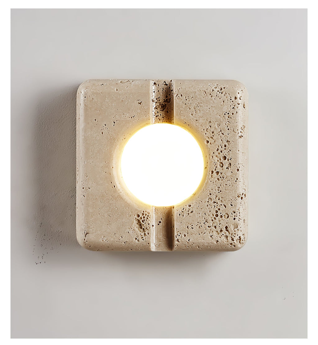 Nora Travertine Wall Light