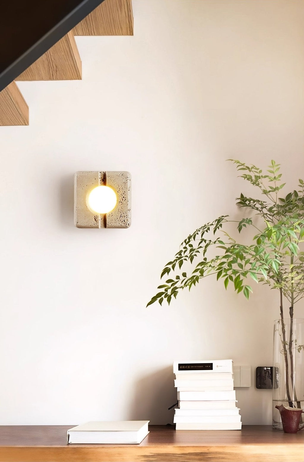 Nora Travertine Wall Light