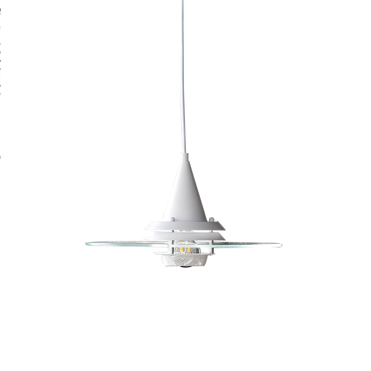 Nova Disc Pendant Light ∅ 11.8″ x H 7.9″ / White Pendant light