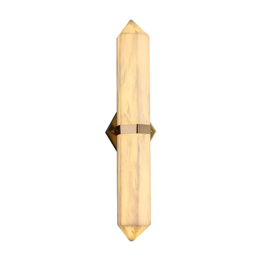 Alabaster Obelisk Wall Sconce