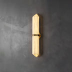Alabaster Obelisk Wall Sconce