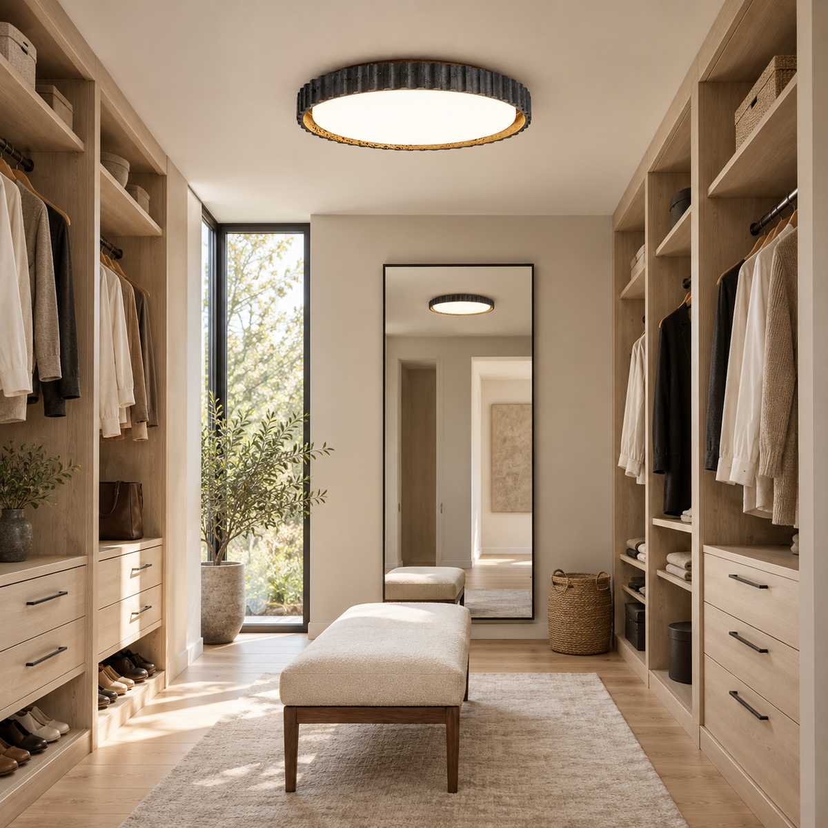Obsidian Aura Ceiling Light