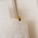 Sculpted Alabaster Wall Sconce