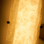 Sculpted Alabaster Wall Sconce
