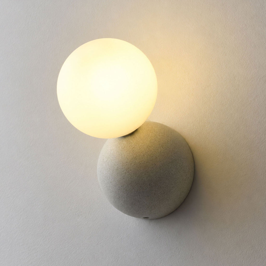 Ombrine Micro-Cement Outdoor Wall Sconce