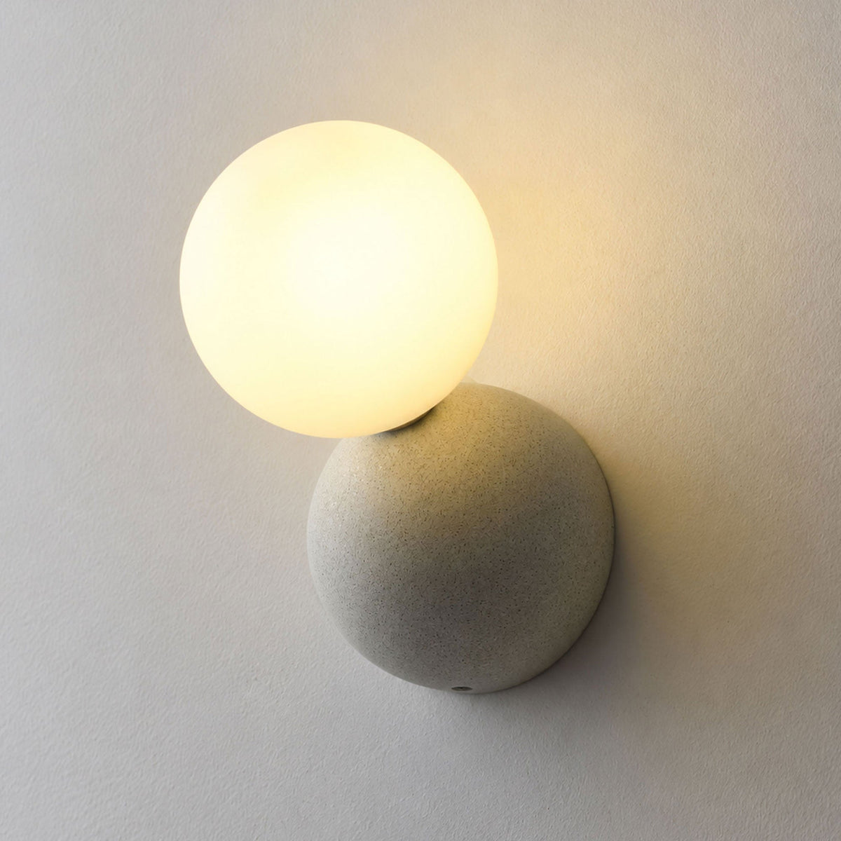 Ombrine Micro-Cement Outdoor Wall Sconce