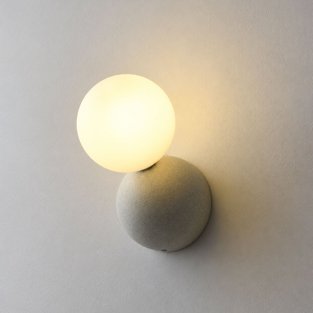 Ombrine Micro-Cement Outdoor Wall Sconce