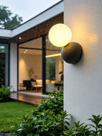 Ombrine Micro-Cement Outdoor Wall Sconce