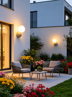 Ombrine Micro-Cement Outdoor Wall Sconce