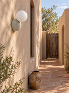 Ombrine Micro-Cement Outdoor Wall Sconce