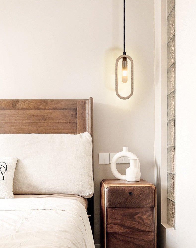 Onda Travertine Pendant Light